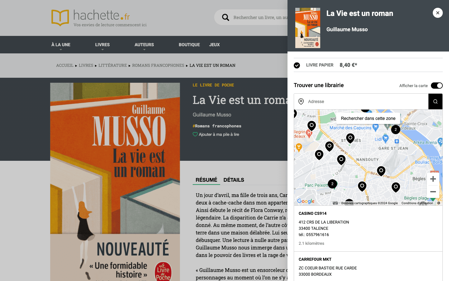 Boutons d'achat Hachette Livre v2